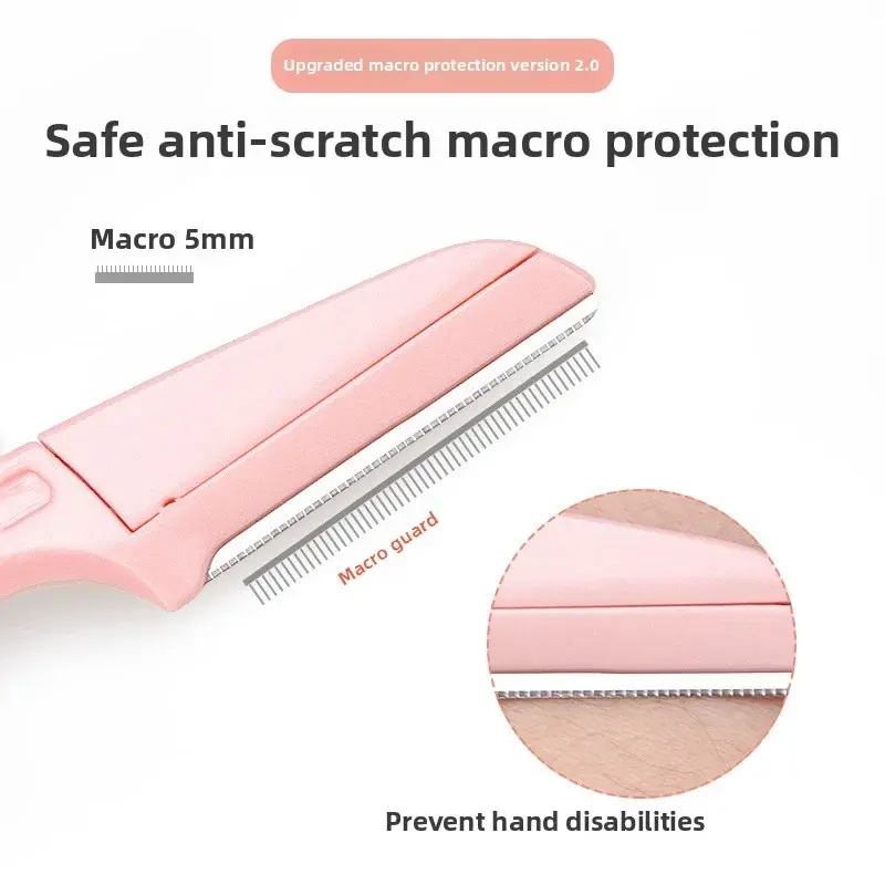 1/3Pcs Women Face Shaver Eyebrow Trimmer Razor Anti Scratch Hair Remover Portable Epilator Makeup Tool Eyebrow Shaper