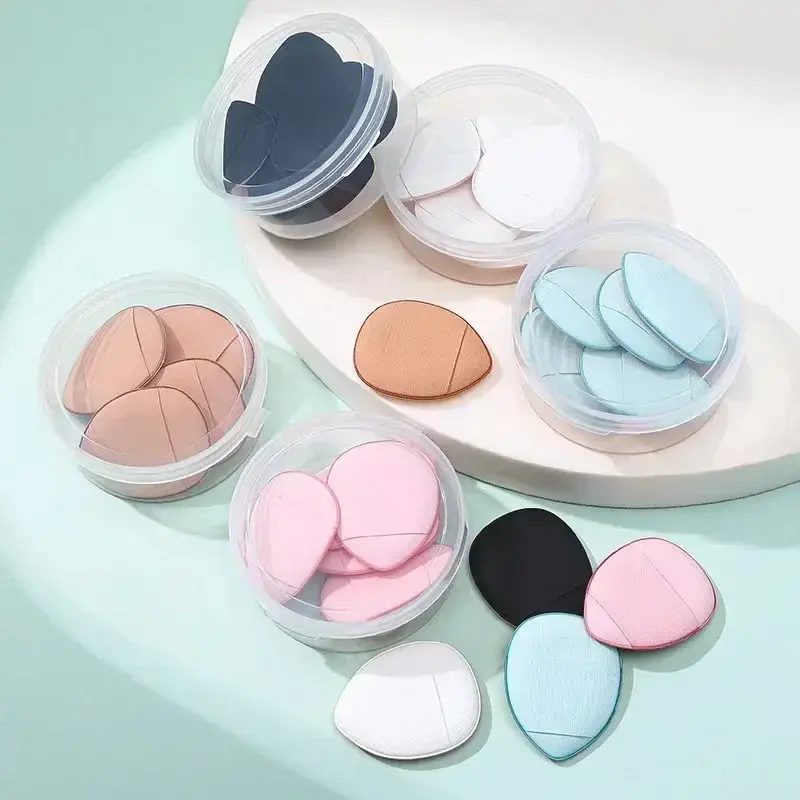 3/10pcs Mini Size Professional Cosmetic Cushion Puff  Concealer Foundation Detail Puff Finger Puff Set Makeup Sponge Beauty Tool