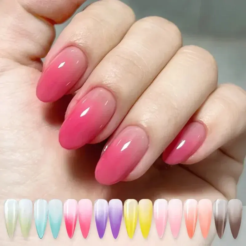 6/9Colors Nail Powder Solid Gradient Magic Mirror Powder Pearl Glitter Manicure Matte Shellac Professional Nail Art Long Lasting
