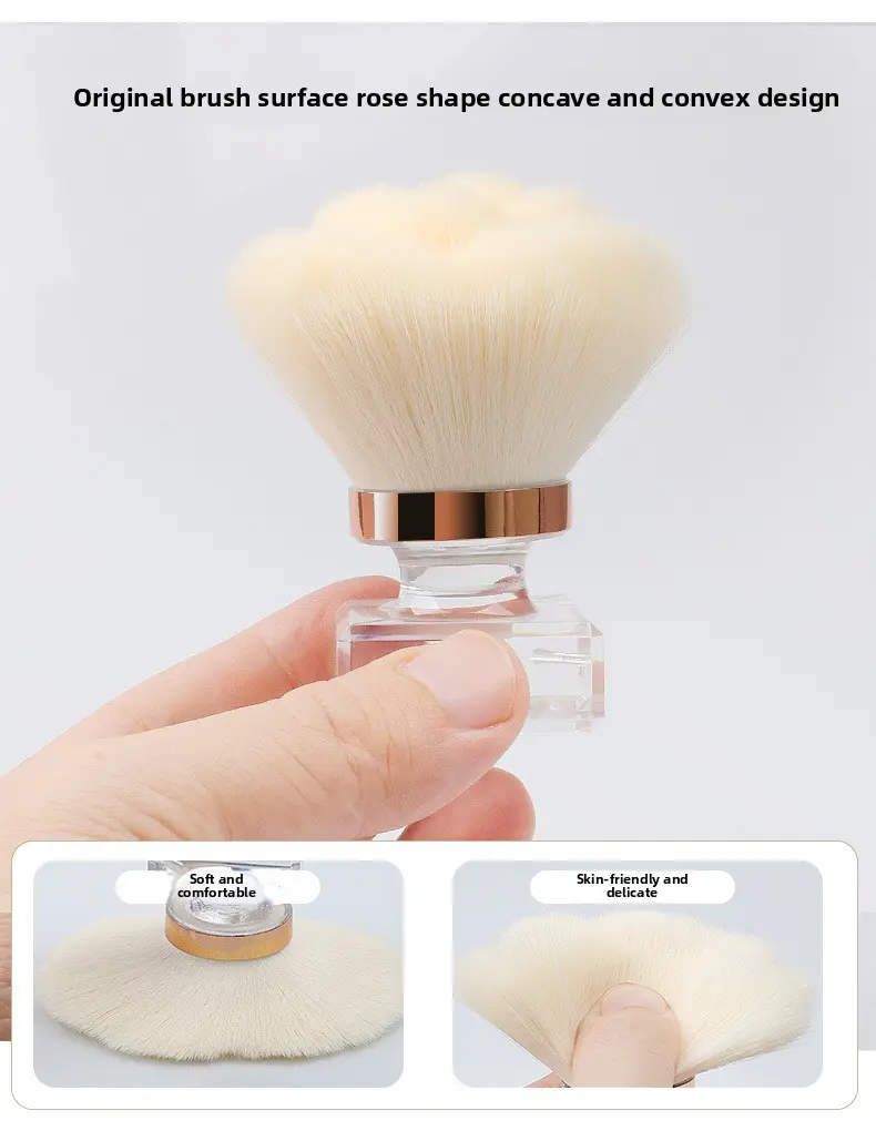 Nail Tool Dust-proof Brush Korean Fragrance Cleaning Dust-proof Brush Powder Blusher Makeup Rose Brush