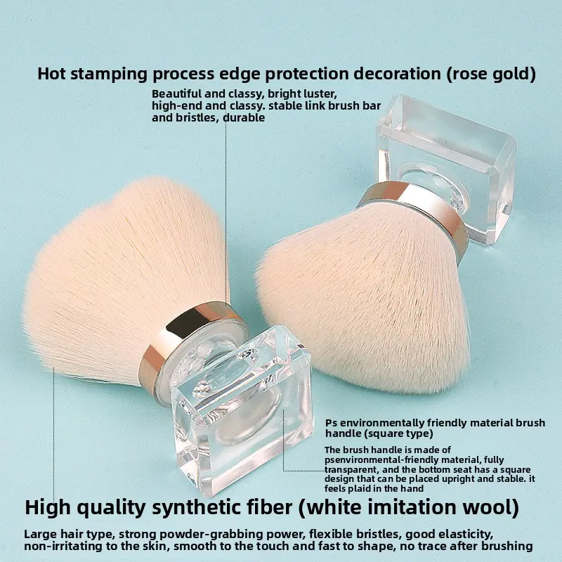 Nail Tool Dust-proof Brush Korean Fragrance Cleaning Dust-proof Brush Powder Blusher Makeup Rose Brush