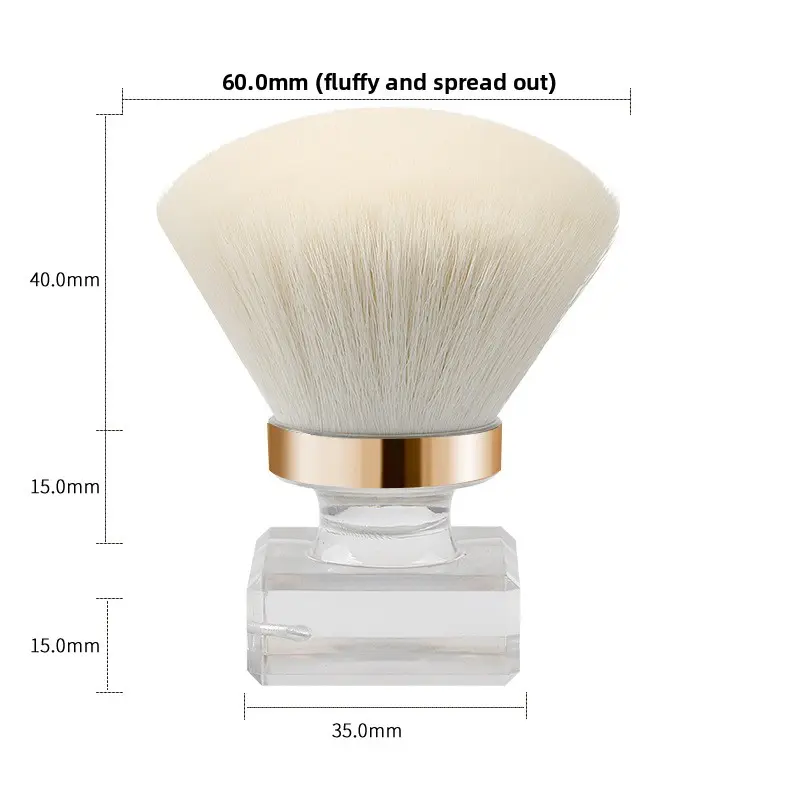 Nail Tool Dust-proof Brush Korean Fragrance Cleaning Dust-proof Brush Powder Blusher Makeup Rose Brush