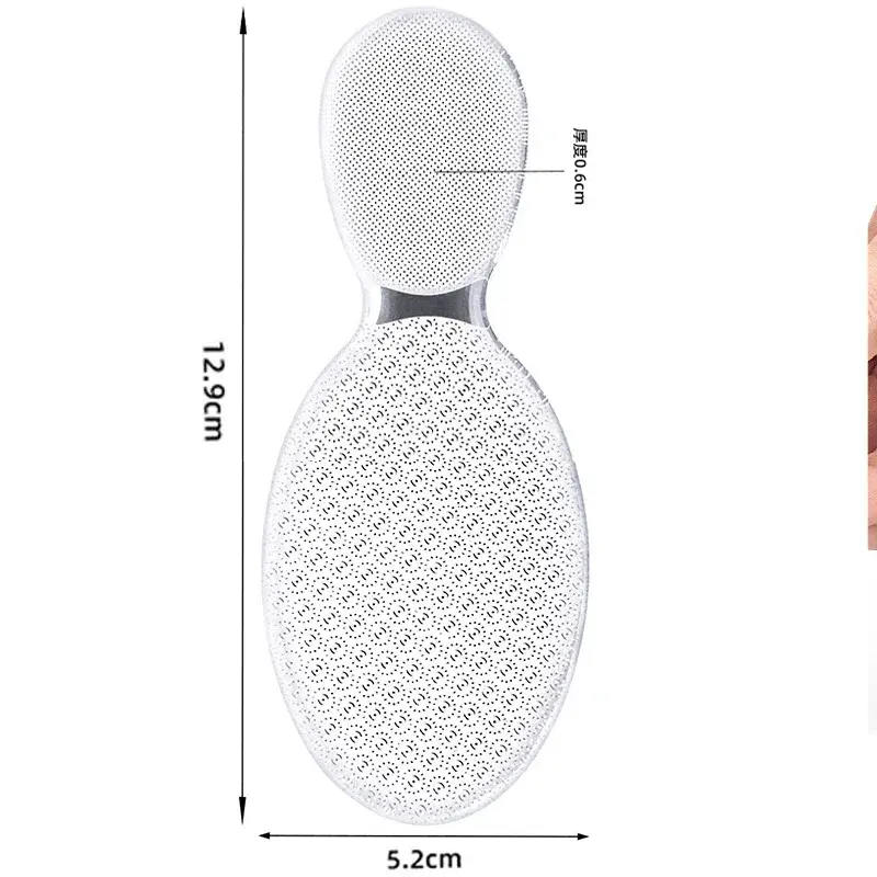 Nano Glass Foot File Hard Dead Skin Remover Callus Scrubber Foot Plate Thwart Nail Repair Shape Tool Reusable for Foot Care