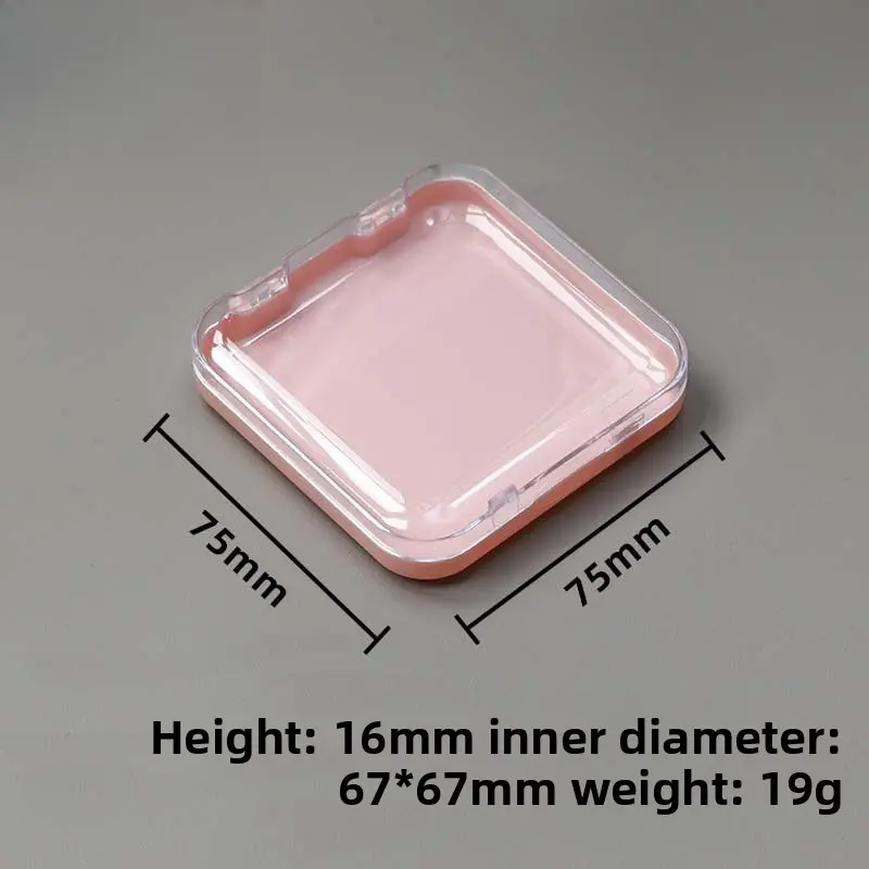 10PCS Acrylic Nail Storage Box Press on False Nails Display Case Jewelry Earrings Rings Organizer for Nail Salon Supplies