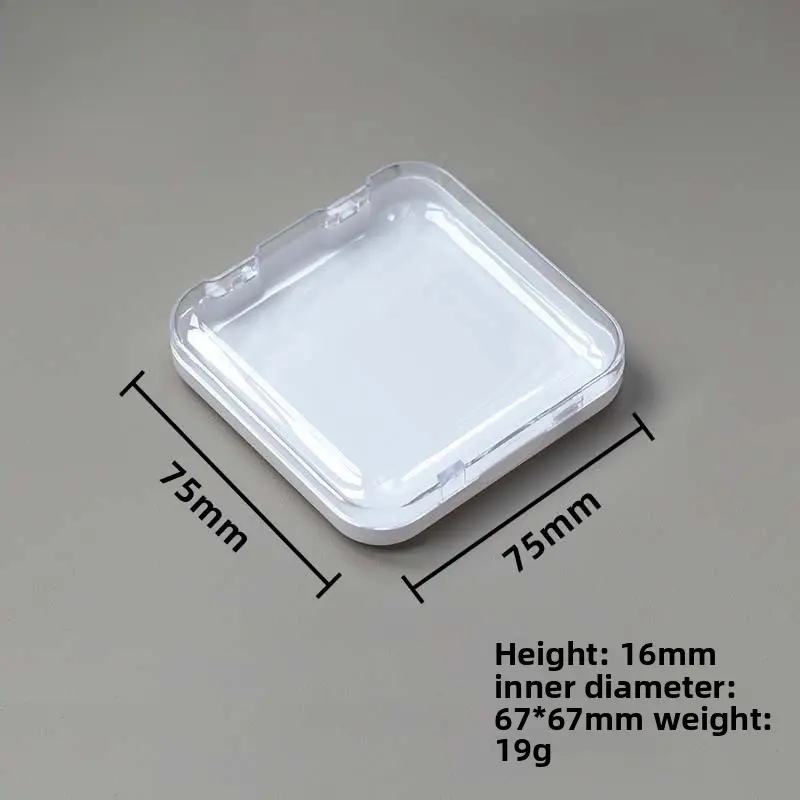10PCS Acrylic Nail Storage Box Press on False Nails Display Case Jewelry Earrings Rings Organizer for Nail Salon Supplies