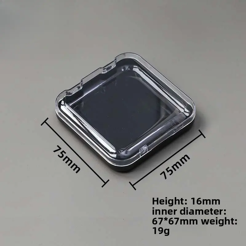 10PCS Acrylic Nail Storage Box Press on False Nails Display Case Jewelry Earrings Rings Organizer for Nail Salon Supplies