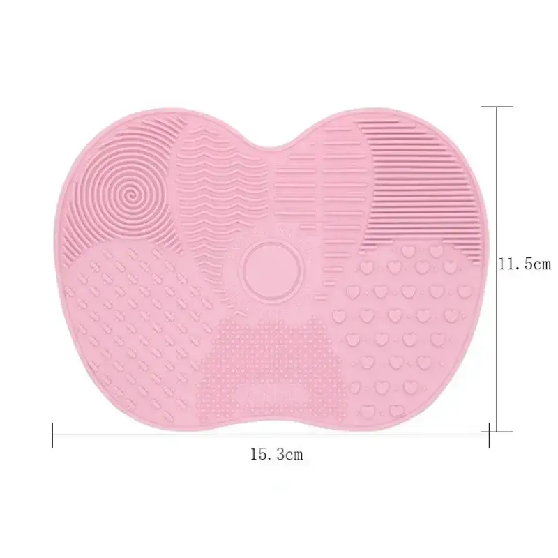 Silicone Makeup Brush Cleaning Pad Mat Brush Washing Tools Cosmetic Eyebrow Brushes Cleaner Tool Scrubber Board Makeup Cleaning
