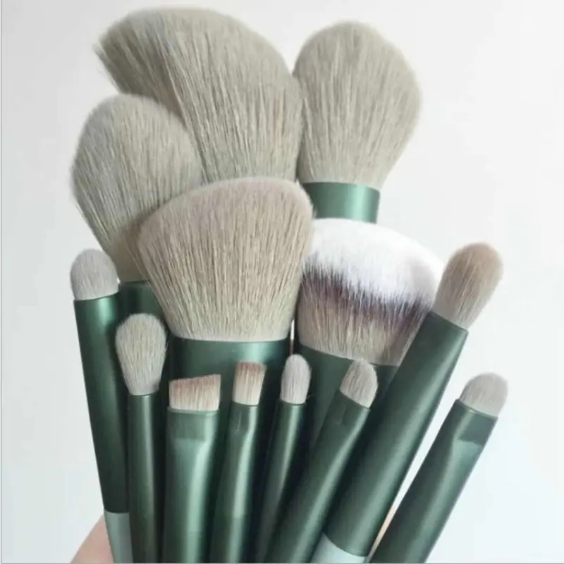 13 PCS Makeup Brushes Set Eye Shadow Foundation Women Cosmetic Brush Eyeshadow Blush Beauty Soft Make Up Tools Bag