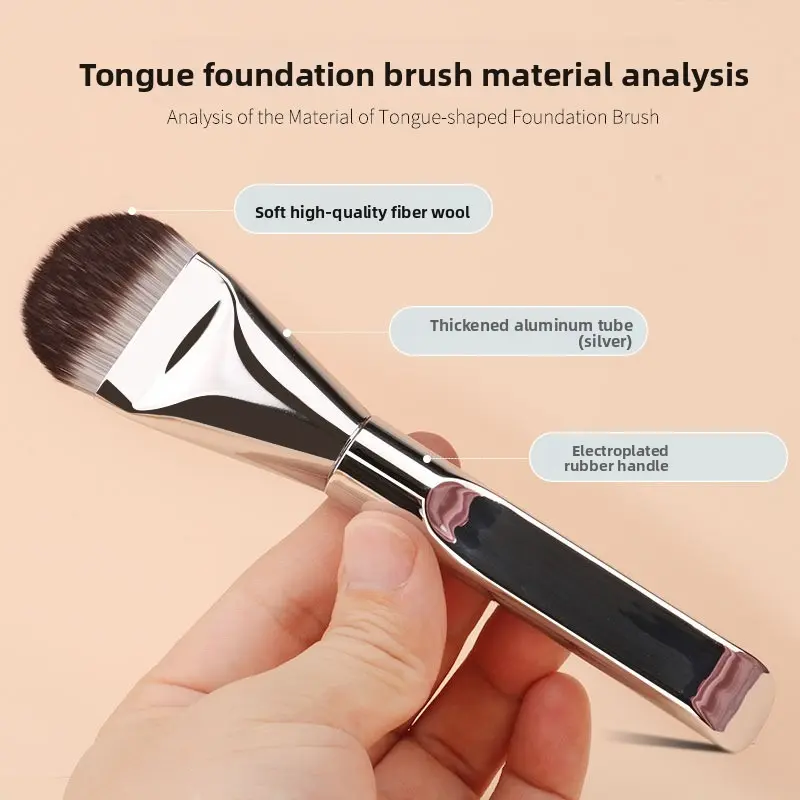 Foundation Makeup Brushes Set Ultra Thin Top Mask Brush For Liquid Cream Cosmetics Blending Beauty Tool Premium Gift