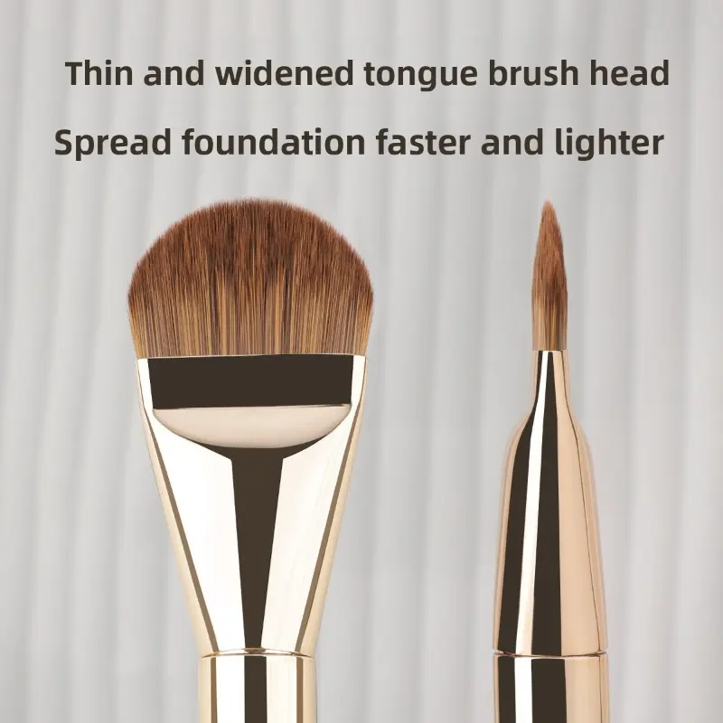 Foundation Makeup Brushes Set Ultra Thin Top Mask Brush For Liquid Cream Cosmetics Blending Beauty Tool Premium Gift