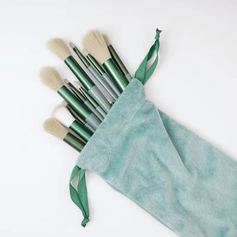 13 PCS Makeup Brushes Set Eye Shadow Foundation Women Cosmetic Brush Eyeshadow Blush Beauty Soft Make Up Tools Bag