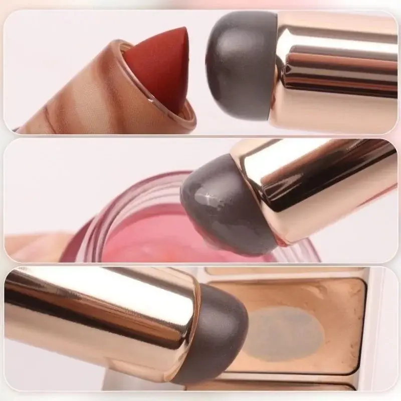 Silicone Lip Brush Angled Concealer Makeup Tool Portable Round Head Soft Lipstick Brush Like Fingertips Q Professional