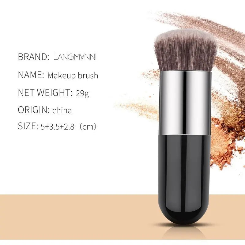 Makeup Brushes Face Foundation Loose Powder Concealer Blending Blush Soft Base Brush Professional Cosmetic Beauty Makeup Tools