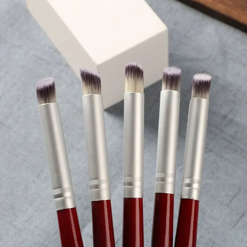Gradient Nail Brush Set Smudge Art Brushes UV Gel Polish Tools Manicure Paint Pen Wooden Handle Nail Art for DIY Salon Nails
