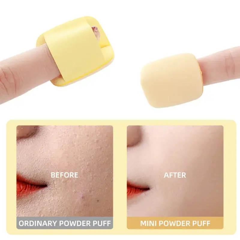 1PC Mini Square Powder Puff Reusable Washable Makeup Sponge Foundation Blender Beauty Tool Cosmetic Face Puff Makeup Accessories
