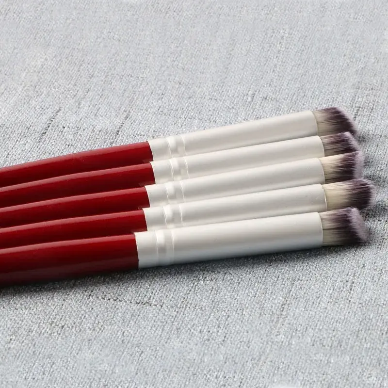 Gradient Nail Brush Set Smudge Art Brushes UV Gel Polish Tools Manicure Paint Pen Wooden Handle Nail Art for DIY Salon Nails