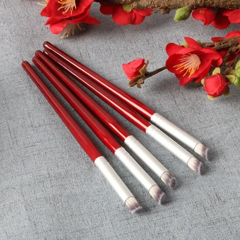 Gradient Nail Brush Set Smudge Art Brushes UV Gel Polish Tools Manicure Paint Pen Wooden Handle Nail Art for DIY Salon Nails