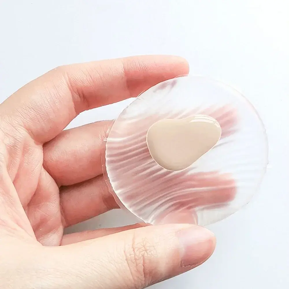 1/3Pcs Jelly Soft Silicone Gel Powder Puff Sponge for Cosmetic Face Foundation BB Cream No Powder Eating Powder Makeup Tool