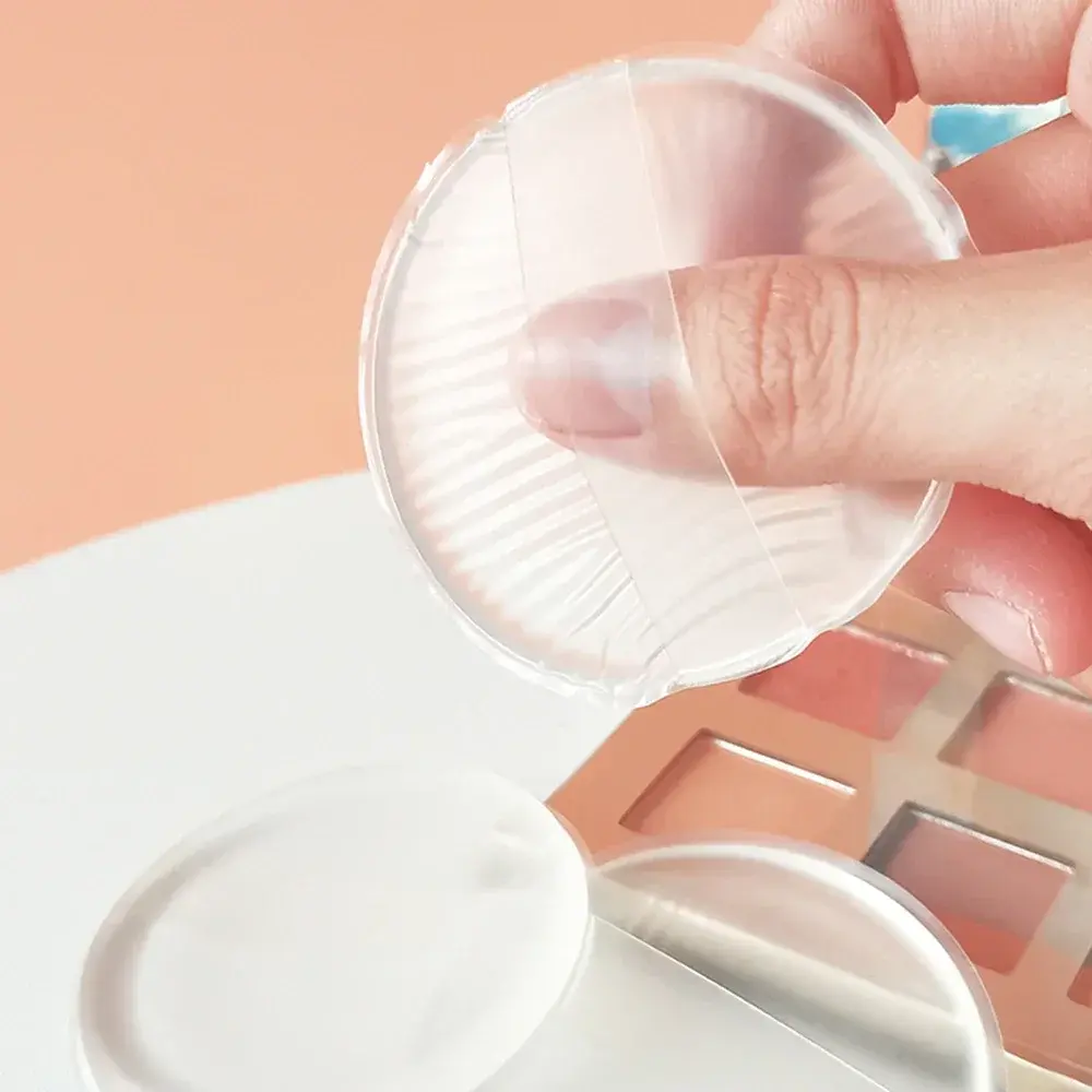 1/3Pcs Jelly Soft Silicone Gel Powder Puff Sponge for Cosmetic Face Foundation BB Cream No Powder Eating Powder Makeup Tool