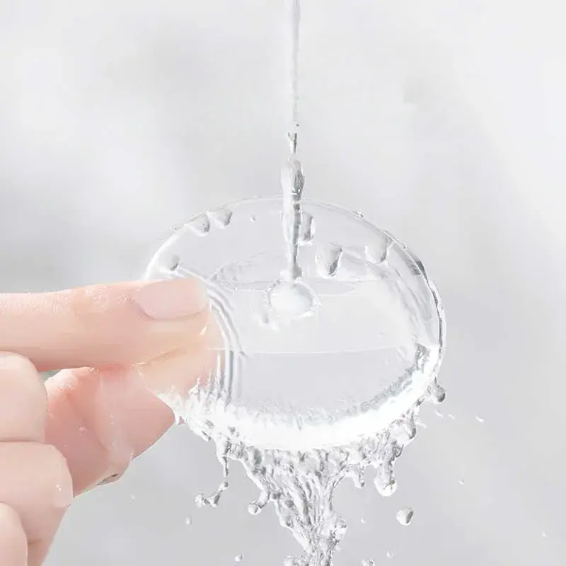 1/3Pcs Jelly Soft Silicone Gel Powder Puff Sponge for Cosmetic Face Foundation BB Cream No Powder Eating Powder Makeup Tool
