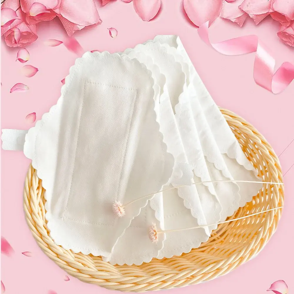 3Pcs Thin Reusable Cotton Pads Menstrual Cloth Sanitary Soft Pads Napkin Washable Waterproof Panty Liners Feminine Hygiene Pads