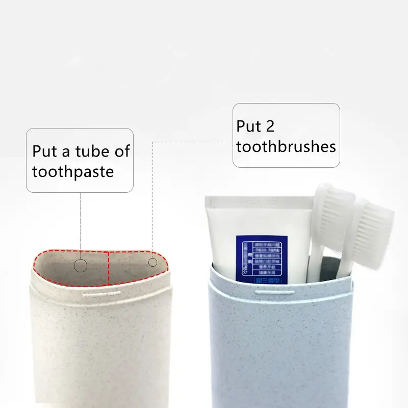 Portable Toothbrush Storage Box Travel Camping Toothbrush Case Cover Safety Health Bathroom Storage Organizer Box