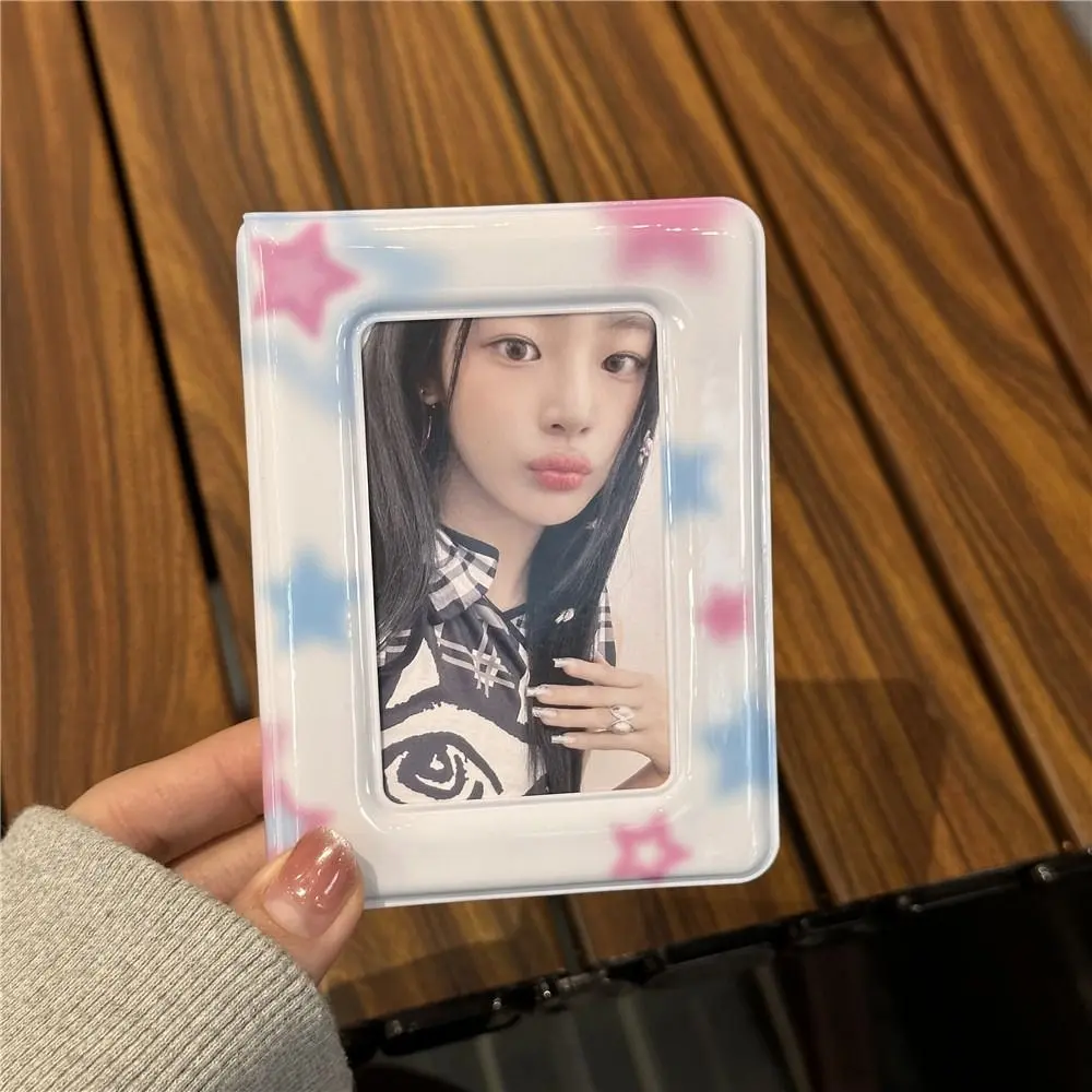 3 inch Mini Kpop Album Cute Name Card Book Card Binder Photo Album with 20 Pockets Small Card Booklet Photo Album