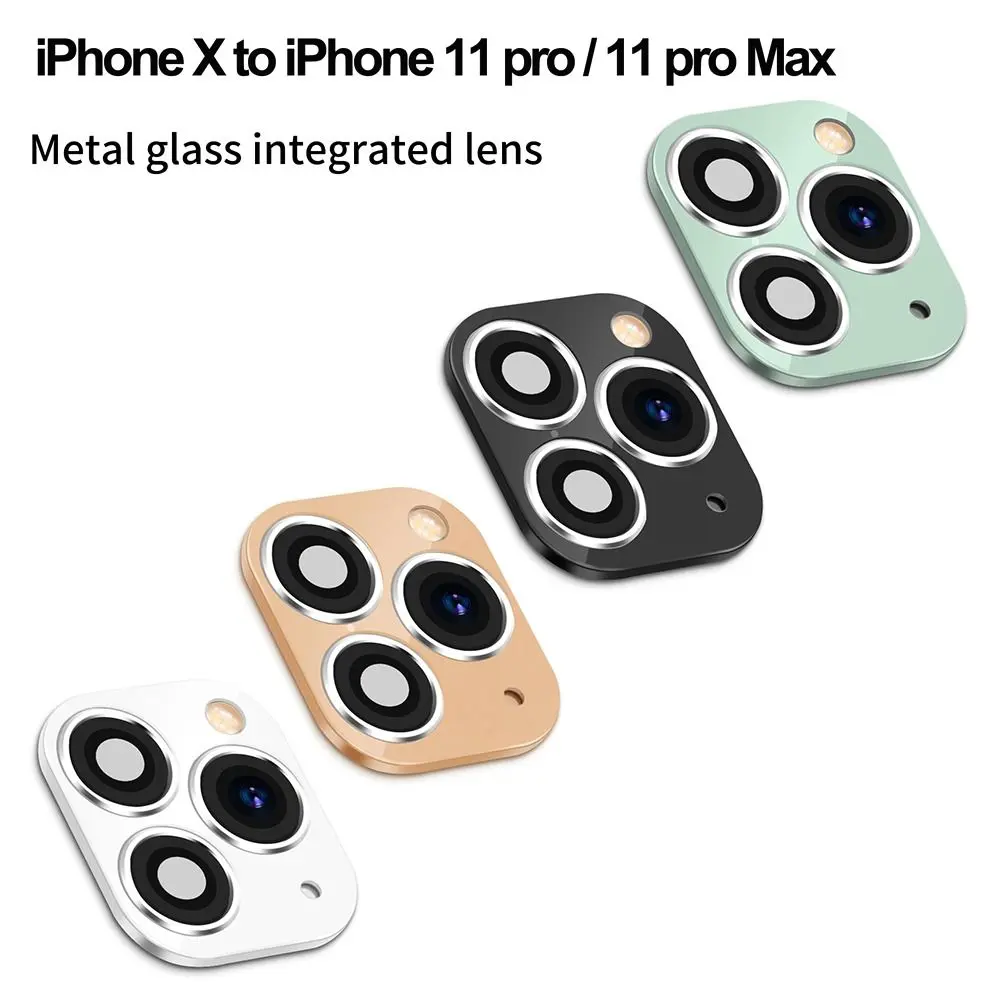 Fake Camera Lens Sticker Cover Screen Protector for iPhone XR X Change to iPhone 11 Pro Max