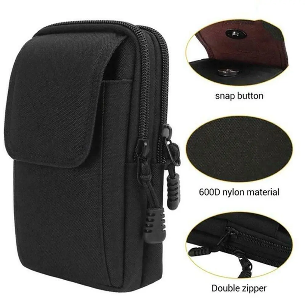 Tactical Molle Pouch Belt Waist Bag Men Tool Bag Mobile Phone Case Outdoor