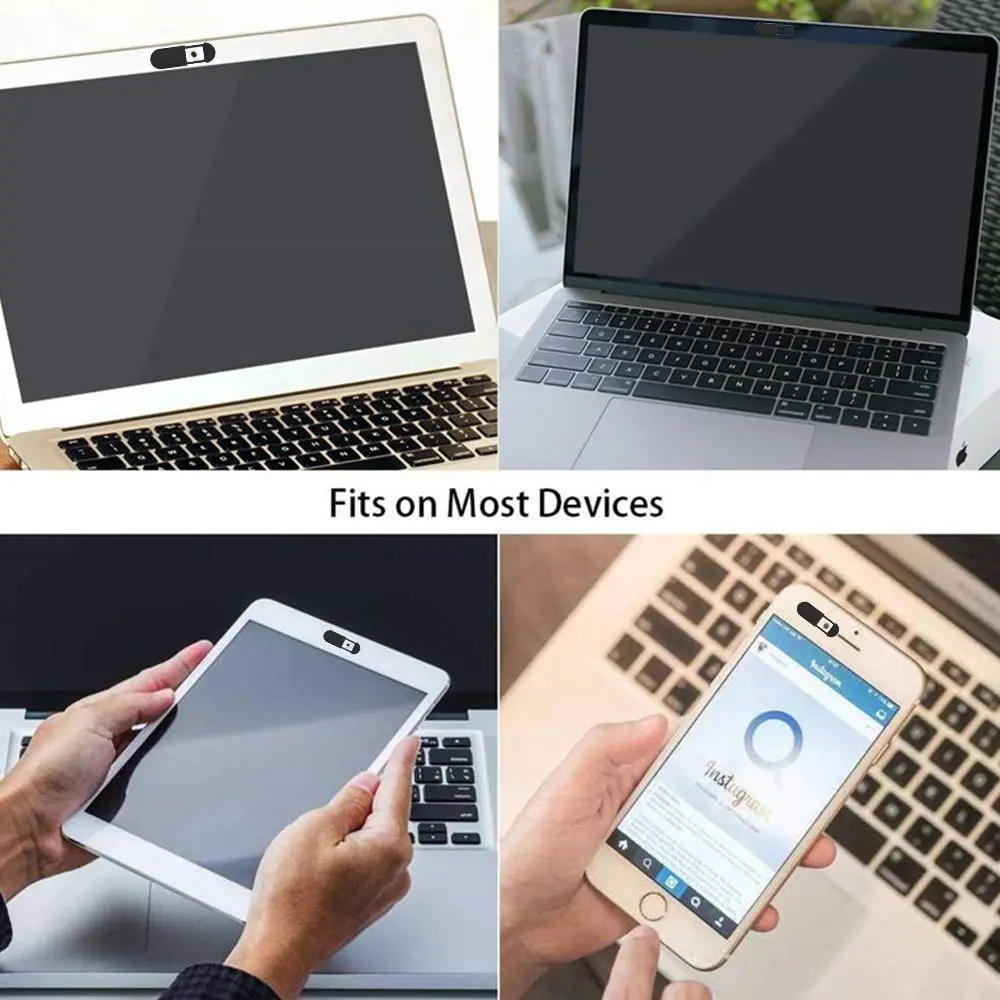 3pcs/pack Webcam Cover Slider Shutter Universal Privacy Security Camera Sticker for Laptop  for Phone Tablet Computer iPad