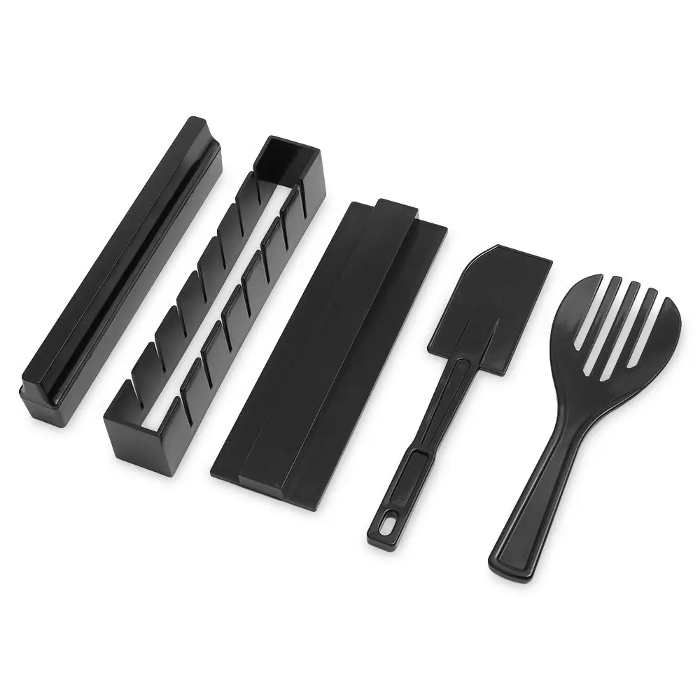 3/10pcs Sushi Maker Equipment Kit Japanese Rice Ball Fork Spatula Cake Roll Mold Sushi Making Tools Mould