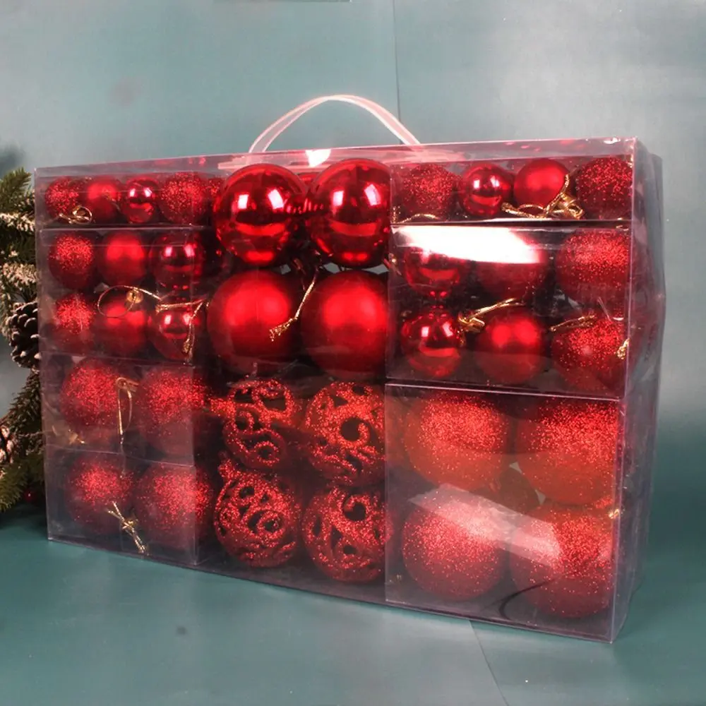 100pcs Christmas Decor Baubles Tree Xmas Balls Party Wedding Ornament Party Supplies Xmas Ornament Ball Xmas Baubles
