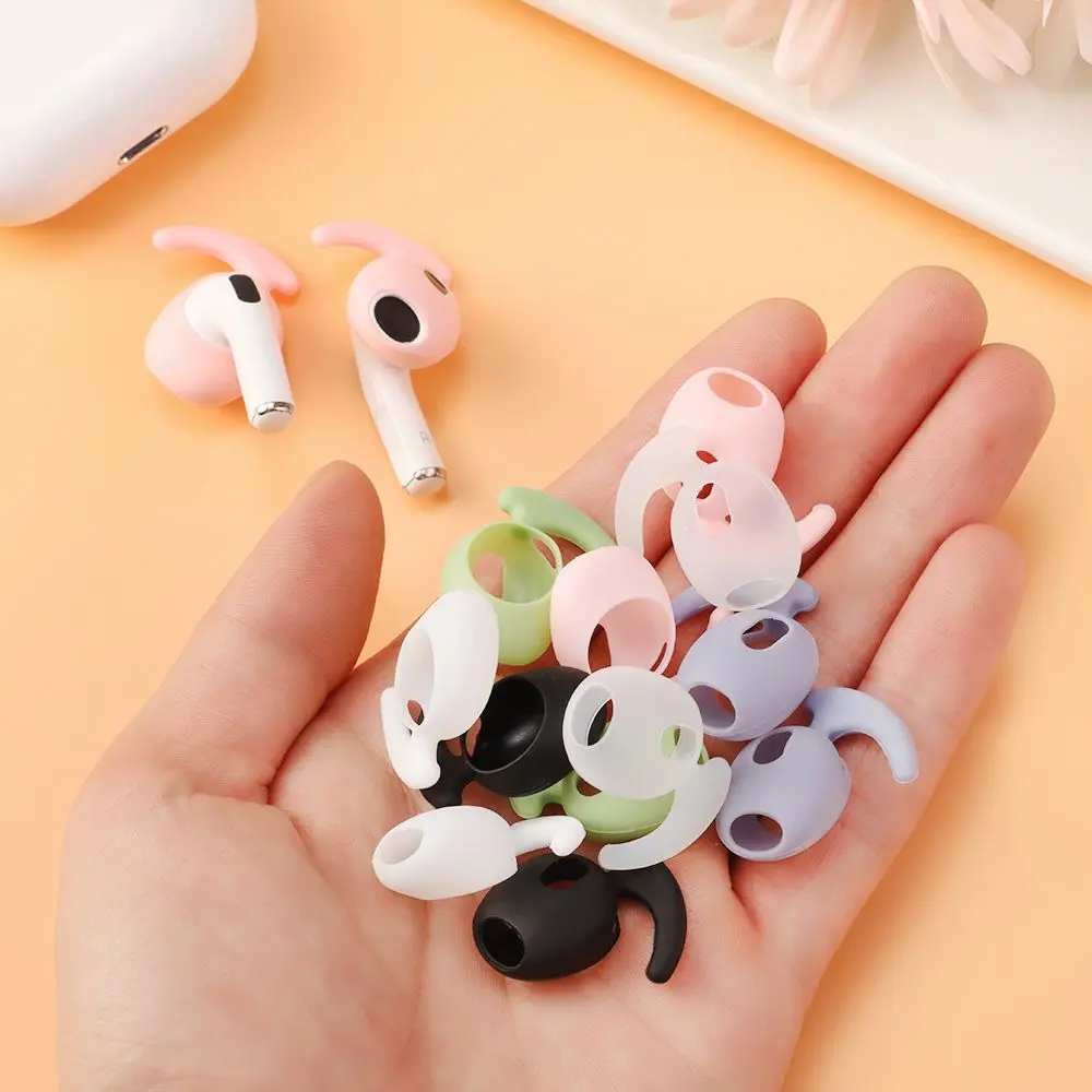 4 Pairs For AirPods 3 Soft Silicone Earbuds Eartips Cover for Apple AirPods 3rd Generation Earphone Accessories