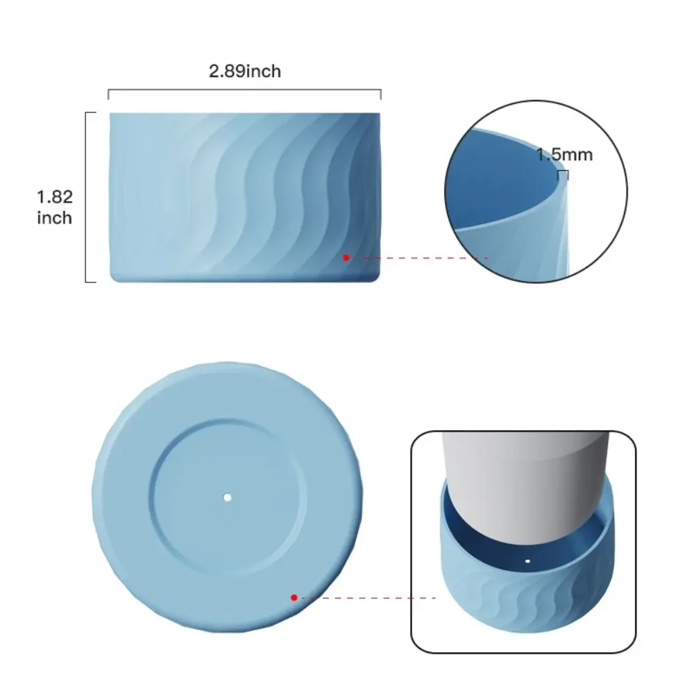 Silicone Boot Bottom Sleeve Cover for Stanley 40oz Tumbler Quencher Adventure and Ice Flow Flip 30 oz 20 oz Water Bottle