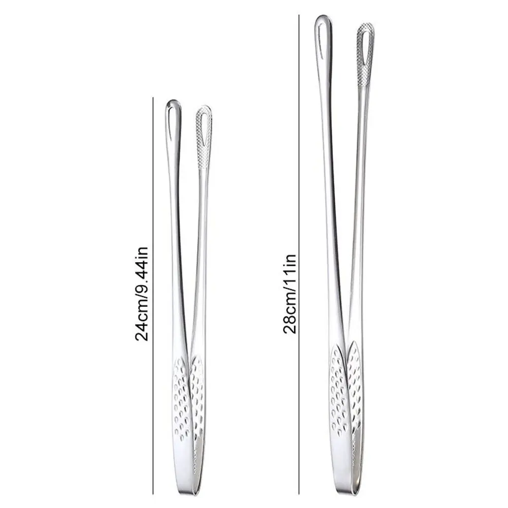 Stainless Steel Barbecue Tongs Food Tongs Long Handle Non-Slip Steak Tongs BBQ Tweezer Clamp Churrasco Tweezers Cooking Tools