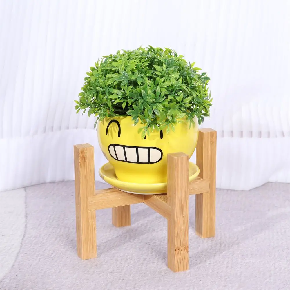Floor-Standing Bonsai Display Stand Wood Flowerpot Holder Flower Pot Base Indoor Outdoor Home Decoration Tray Garden Supplies