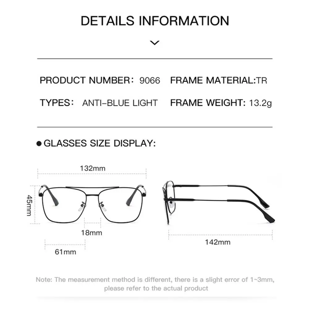 Anti Radiation Photochromic Glasses Computer Glasses Unisex Anti Blue Light Eyeglasses Men Women Sunglasses UV400
