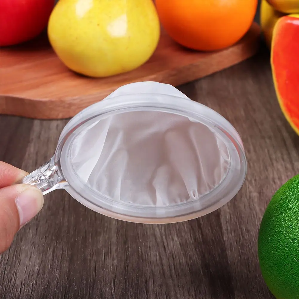 Mesh Ultra-fine Mesh Strainer Kitchen Household Nylon Fine Mesh Filter Spoon For Yogurt Soy Milk Coffee Filter Kitchen Tools