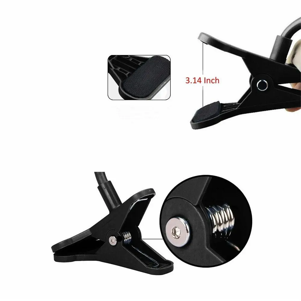 Flexible 360 Clip Mobile Cell Phone Holder Lazy Bed Desk Bracket Mount Stands New