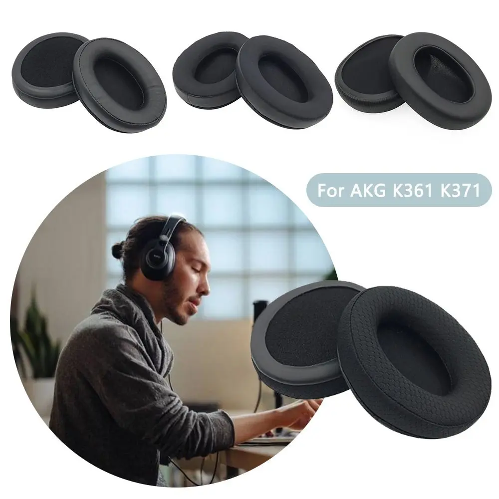 1Pair Replacement Ear Pads Soft Memory Foam Cushion for AKG K361 K371 Headphone Earpad Headset Accessories