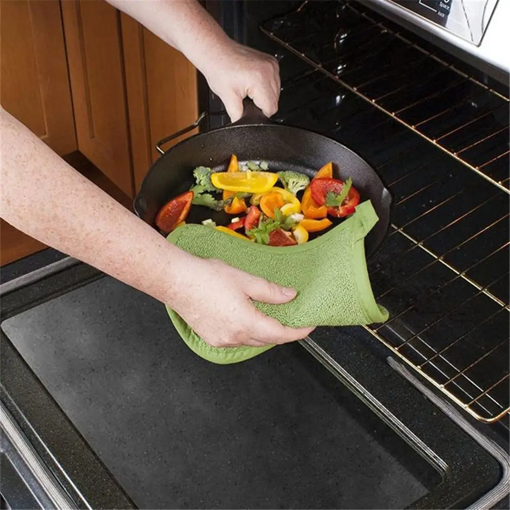 2PCS Insulation Pads Table Toweling Heat Insulation Mat Microwave Glove Pan Oven Cloth Resistant Kitchen Placemats Pot Holder