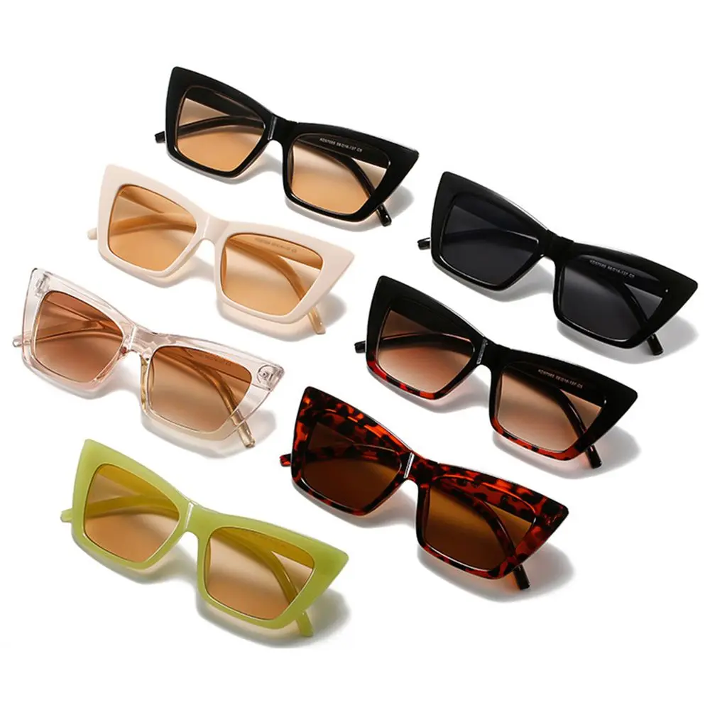 Trendy Cat Eye Sunglasses for Women/Men Retro Square Sun Glasses UV400 Protection Eyewear Summer Shades Fashion Accessories