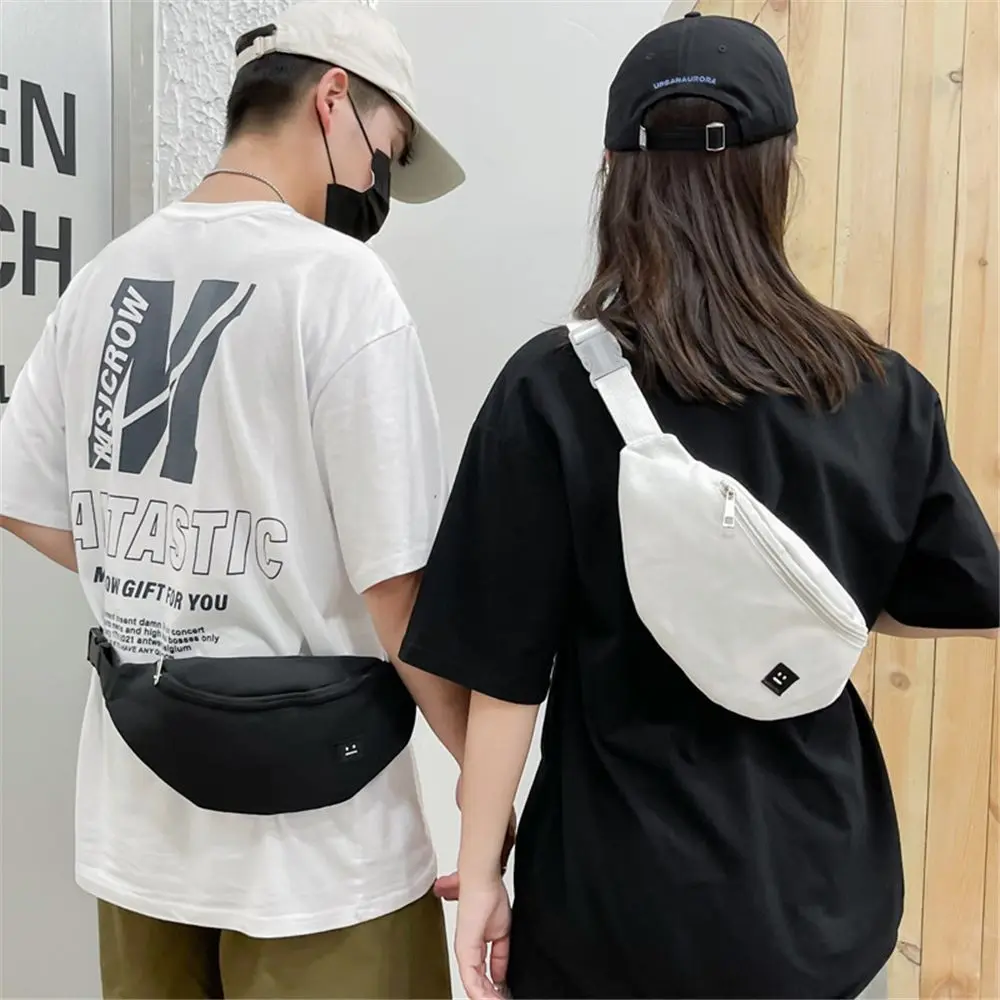 Women Fanny Pack Waist Bags Canvas Bum Bag Travel Chest Bags Fashion Crossbody Shoulder Bags