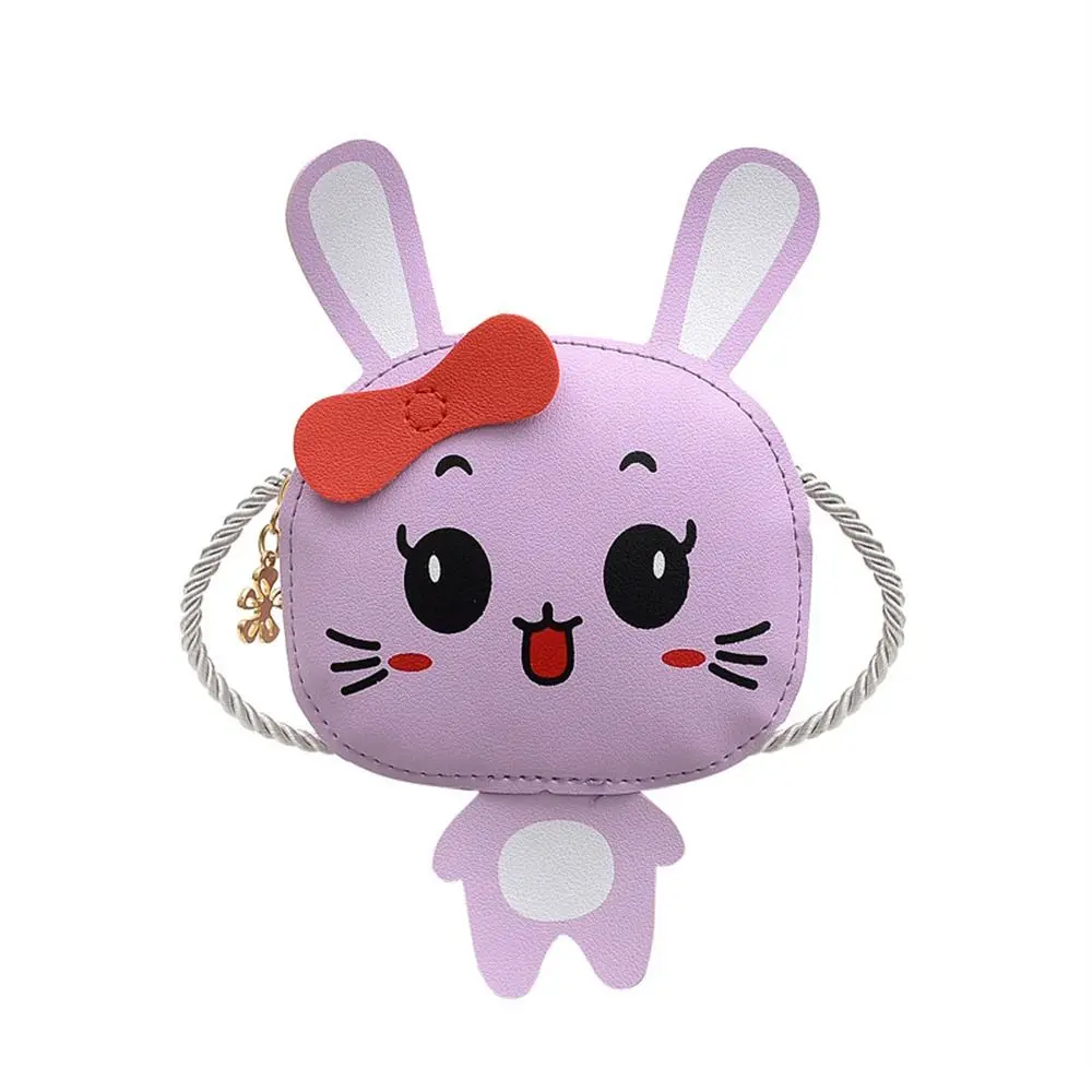 Kids Cute Rabbit Shoulder Bag Girls Crossbody Bag Messenger Bag PU Leather Small Handbag Bags Coin Purse