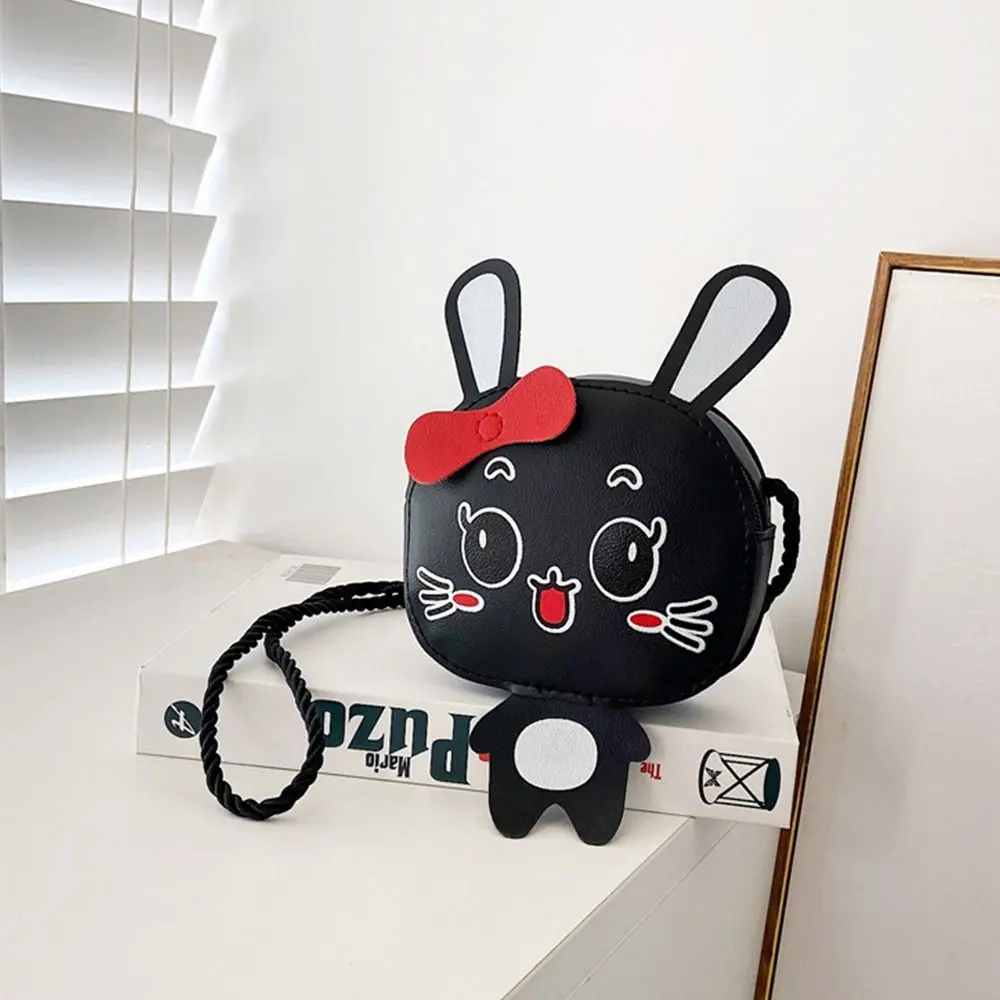 Kids Cute Rabbit Shoulder Bag Girls Crossbody Bag Messenger Bag PU Leather Small Handbag Bags Coin Purse