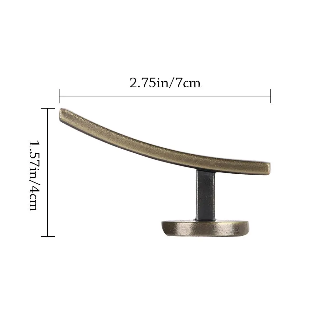 2pcs Wall Mounted Metal Curtain Hooks Holdback Decorative Drapery Curtain Hanger