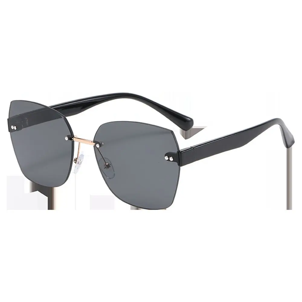 Vintage Rimless Sunglasses 2022 New Women Gradient Sunglasses  Summer Shades Fashion UV400  Frameless Sun Glasses Ladies