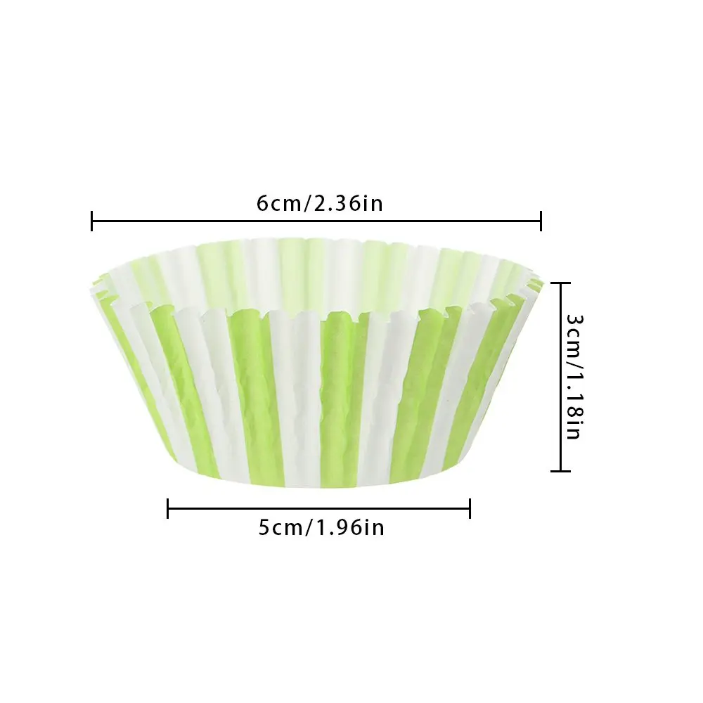 100Pcs CupCake Cake Mold Baking Tools Oil Proof Paper Holder Muffin Box Cup Case Party Tray Cake Decorating Party Supplies