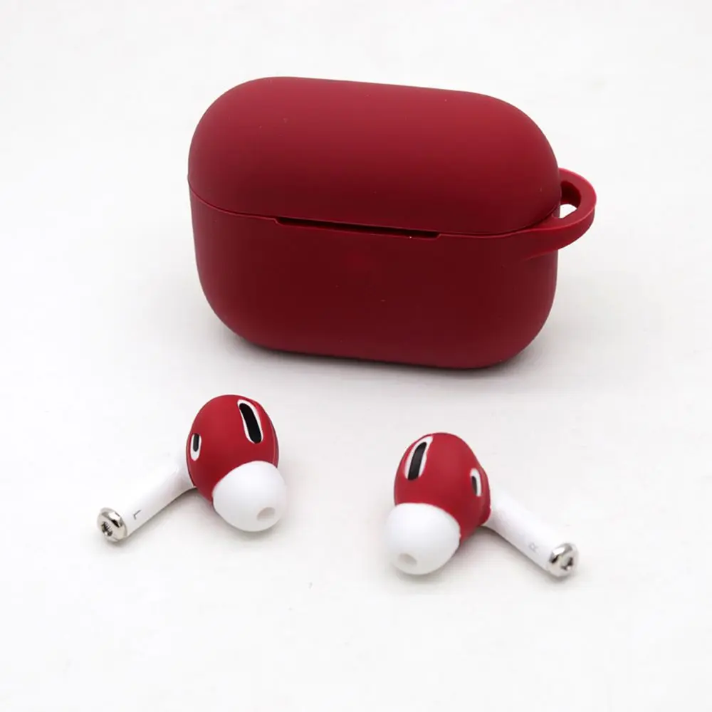 2pcs Silicone Earphone Case Cover For Airpods Pro Soft Ultra Thin Earphone Tips Anti Slip Earbud For Apple AirPods Pro