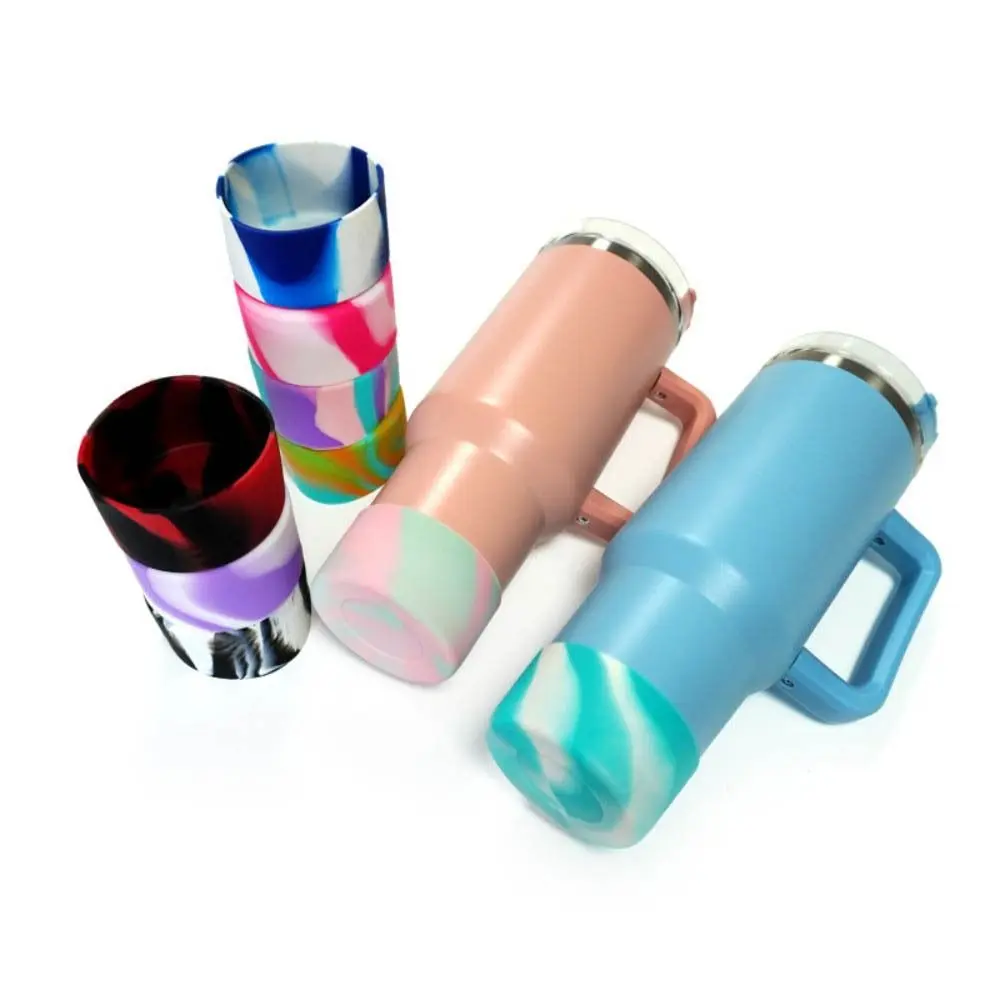 Protective Boot Silicone Bottom Cover for Tyeso for Stanley Water Bottle 12oz - 40oz Bottom Sleeve Cover Diameter Anti Slip